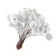 thumbnail image 4 of Paquete de 400 mini flores artificiales de acebo escarchado para decoración navideña, 4 of 9