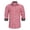 Red&White, variant on Mens Plaid Long Sleeve Shirts Contrast Collar Dress Shirts Casual Button Down Shirts with Pocket L