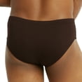 thumbnail image 3 of Men's 100% Cotton Plain Color Bikini Briefs, Multi-Colors M, 6-Pack, 3 of 6
