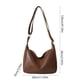 thumbnail image 3 of Bolso de hombro holgado de cuero vegano para mujer bolso casual tote para trabajo Compras de viaje, 3 of 7