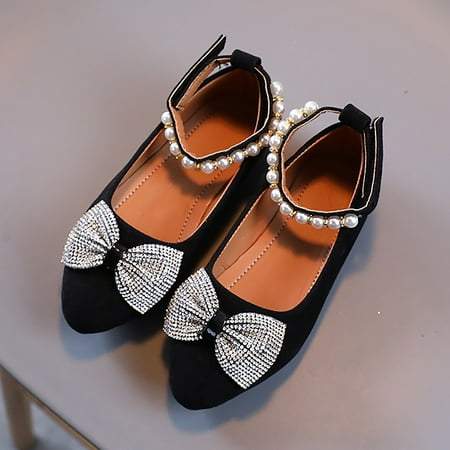 

PEASKJP Cloud Slides for Girl Spring Toddler Girls Flat Soft Sole Strappy Non Slip Comfy Sandals Girls Dress Shoes Black 32