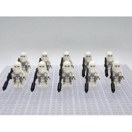 10 pcs Star Warriors Imperial Snow Troopers Custom Minifigures Set play set for Kids