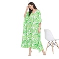 thumbnail image 3 of Gypsie Blu Boho Plus Size Long Kaftans Dress Maxi Kimono Dresses Summer Sleepwear Beach Dress Caftan Style, 3 of 7