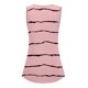 thumbnail image 5 of Sexy camisetas sin mangas para las mujeres Verano para mujer sin mangas con cuello redondo con estampado floral Camis Tank Tops Loose Flowy Cute Túnica plisada Chaleco (Pink, M), 5 of 6
