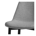 thumbnail image 3 of Tabouret de Bar Moderne Milieu du Siècle (Lot de 2) en Tissu de Lin Gris Ardoise, 3 of 11