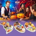 thumbnail image 6 of ​​ZCSKFIN 3 PCS BOO Wooden Halloween Charcuterie Board Set Fillable Serving Tray Rustic Decor Centerpiece for Indoor Kitchen Table Fireplace Seasonal Gatherings Festive Serving Solution​, 6 of 9