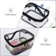 thumbnail image 3 of Bolsa de maquillaje de viaje Bolsa de almacenamiento cosmético transparente Bolsa de tocador portátil con asa, 3 of 6