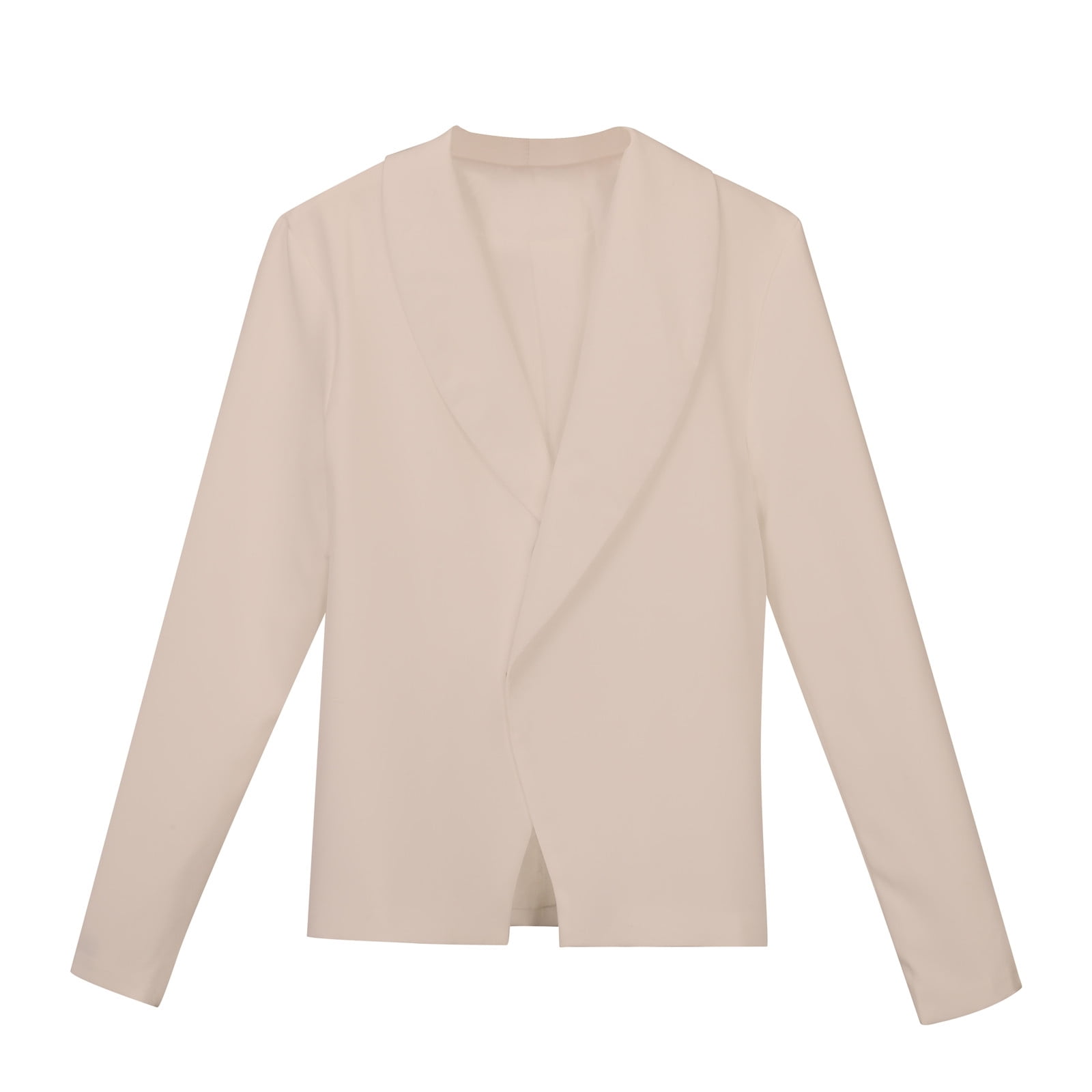 MKOSPLRT Blazer Pour Filles, Veste à Manches Longues, Col Châle