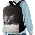 thumbnail image 4 of Uourmeti Cat Backpack, Adjustable Comfort Straps Student Bookbag 17 Inchs Large Capacity School Backpack for Travel Outdoor, 4 of 6