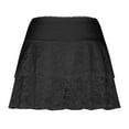 thumbnail image 5 of Xixinqiwan No Boundaries Women Plus Size Skirt,Women's Skorts Multi-Layer Cake Lace Stacked Skirts Solid Colour Sexy Lace Halter Skirts for Party Outfits, 5 of 5