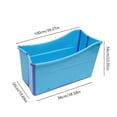 thumbnail image 5 of Wuzstar 100cm Foldable Bathtub,Portable Separate Family SPA Tub PP Material Kids Swimming Pool for Hot Bath Ice Bath, 5 of 12