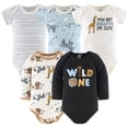 thumbnail image 3 of The Peanutshell Newborn Layette Gift Set for Baby Boys, Blue Safari, 30 Essential Pieces, 0-3 Months, 3 of 8