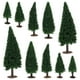 thumbnail image 1 of 10 unids Plastic Mini árboles Adornos de invierno Árbol de mesa para la decoración de la Navidad, 1 of 6