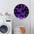 thumbnail image 7 of ZXCXRQFa Flying Butterfly Glowing Kitchen Home 10 Inch Silent Vintage Design Round Wall Clock Numerals Design Non Ticking Retro Clocks Home Decor Desk Clock, 7 of 7