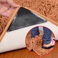 thumbnail image 1 of Anti-Curling Carpet Tape Non-Slip Rug Grippers Triangular Pad Keeps Your Rug In Place & Makes Corners Flat Washable Reusable, 1 of 7