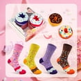 thumbnail image 6 of Funny Donut Socks Box for Women Girls Teens - Fun Novelty Cute Funky Cotton Socks Valentine Birthday Christmas Gifts Stocking Stuffers, 6 of 6