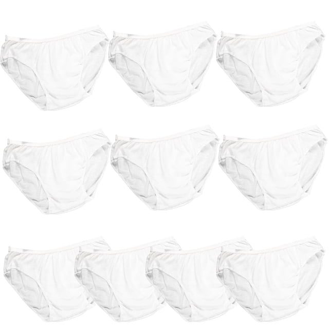 10 piezas de ropa interior desechable de algodón, desechable y portátil, ropa interior de algodón puro, portátil para hombres al salir