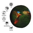 thumbnail image 5 of Easygdp Hybrid Parrot in the Forest Automobile Tire Dust Cover, 14-17in Spare Tire Cover Universal Fit for Trailer, Car, Truck, SUV, Jeep - 16 inch, 5 of 9