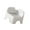 Grey, variant on yotijay Kids Small Stool Shoe Stool Lightweight Under Desk Footrest Multiuse Comfortable Green