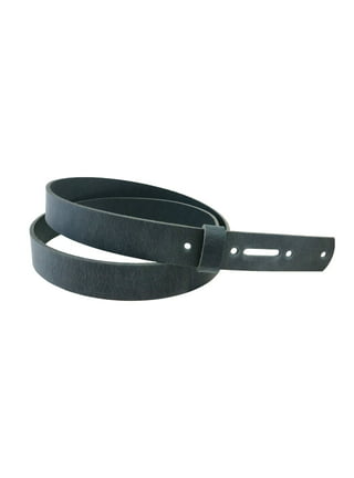 Leather Pre-Cut Belt Blanks 54” Long 9-10oz Minnesota Superior Cowhide Bold Bemidji Black / 1