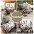 thumbnail image 6 of Brown Flowers Tapestry for Bedroom Wall Hanging Tapestry, Vintage Country Spring Wild Floral Herbs Ceiling Backdrop Tapestries Poster Blanket Wall Decor for Teens Room Living Room Dorm 55" x 73", 6 of 8