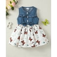 thumbnail image 6 of 18-24 Months Girl Clothing Summer Dresses 18 Months Girl Clothes Sleeveless Denim Sundress Jeans Dress 24 Months for Girl Clothes, 6 of 6