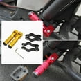 thumbnail image 1 of DYNWAVECA Universal Foot Pegs Folded Non-Skid Footpeg Rear Pedals for Motorbikes Dirt Bikes Cycling Foot Pegs Rests Pedals with Brackets Spanner - Gold, 1 of 10