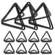 thumbnail image 2 of Triangle Paper Clips Small Clips For Paper Desk Use Black 2.50X2.50X2.50cm Memo Clip 30Pcs, 2 of 5