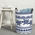 thumbnail image 5 of Picia Sea Underwater Turtles Large Laundry Basket, Waterproof, Freestanding Laundry Hamper, Collapsible Tall Clothes Hamper with Extended Handles-Medium, 5 of 8