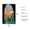 thumbnail image 2 of Palermo, Sicily (Sicilia), Italy - Vintage Travel Poster c.1920 - Master Art Print (Unframed) 12in x 18in, 2 of 4