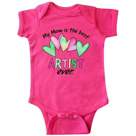 

Inktastic My Mom is the Best Artist Ever Gift Baby Boy or Baby Girl Bodysuit