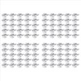 thumbnail image 1 of 100 Piezas de Conectores de Pala Doble Piggyback, Kit Surtido de Terminales de Engarce de Pala Piggyback de Desconexión Rápida Macho Hembra, 1 of 5