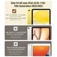thumbnail image 5 of TiMOVO Case for iPad (A16) 11th Generation 11 Inch 2025/iPad 10th Generation 10.9 Inch 2022, Slim Stand Cover with Hard Translucent Back, Support Touch ID, Auto Wake/Sleep, Light Yellow, 5 of 8