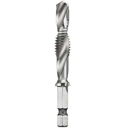 UPC: 0885911482776 | DEWALT DWADTQTR3816 IMPACT READY Tap and Drill Bit  3/8 in Dia  3-Flute  Spiral Flute  HSS