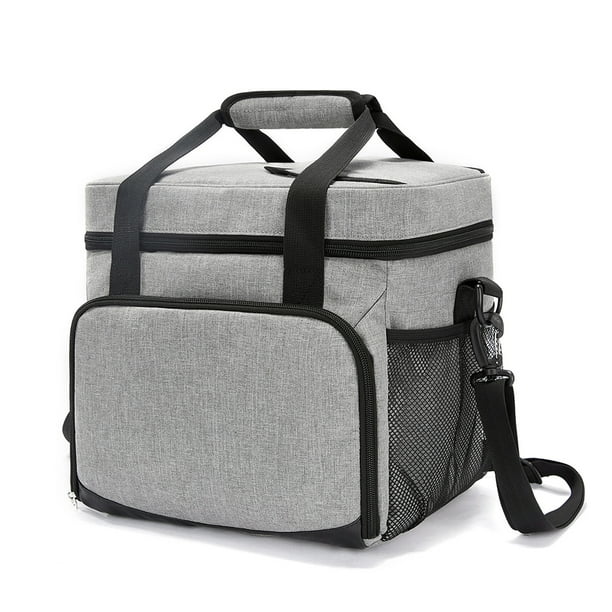 Large Lunch Bag 30-Can Insulated Picnic Bag Soft Cooler Cooling Tote ...
