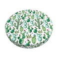 thumbnail image 1 of Balery Cactus Plants1 Fundas de asiento para taburete de bar redondo de tela de terciopelo ajustables que protegen de arañazos y manchas para sillas de 14 a 17 pulgadas.-13 inch, 1 of 7