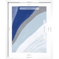thumbnail image 2 of Art.com Retro Abstract IV Blue Art Print by Danhui Nai, White Frame Wall Art, 17" x 21", 2 of 5