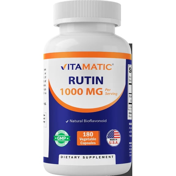 Vitamatic Rutin 1000mg Bioflavonoid Supplement, 90 Servings