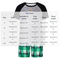 thumbnail image 6 of GERsome Family Matching Christmas Pajamas Set Raglan Short Sleeve Tops and Shorts Holiday Sleepwear Christmas Tree Print, 6 of 6