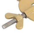 thumbnail image 4 of NFTIGB Portable Door Lock Gold Upgraded Cashew Type with Screws Stainless Steel Privacy Security Guard for Home Hotel Apartment Travel, 4 of 9
