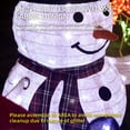 thumbnail image 3 of Starfree 4-Piece Lighted Snowman Christmas Yard Decorations 3D Lighted Pop-Up Snowman Outdoor Christmas Holiday Decoration with LEDs for Home & Lawn, 3 of 10