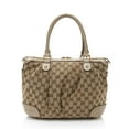 thumbnail image 3 of Pre-Owned Gucci GG Canvas Sukey Medium Satchel, 3 of 11