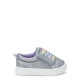 thumbnail image 3 of Wonder Nation Baby Girl Alternative Closure Sneakers, Sizes 2-6, 3 of 5
