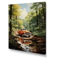 thumbnail image 2 of Designart "Pickup Truck Forest II" Pickup Truck Canvas Print, 2 of 5