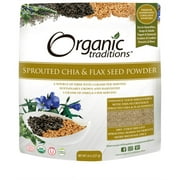 Organic Traditions - Sprouted Chia and Flax Seed Powder - 8 oz.