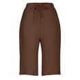 thumbnail image 5 of Pants for Women Casual Work Stretchy Slim Fit Trousers Office Slacks with Pockets, 5 of 6