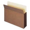 thumbnail image 2 of Smead® TUFF® Pocket File Pockets, 3 1/2" Expansion, 9 1/2" x 11 3/4", 30% Recycled, Dark Brown, Pack Of 10, 2 of 4