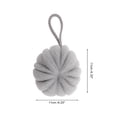 thumbnail image 2 of Unique Bargains 1pc Pumpkin-shaped Bath Shower Loofah Sponge Gray, 2 of 5