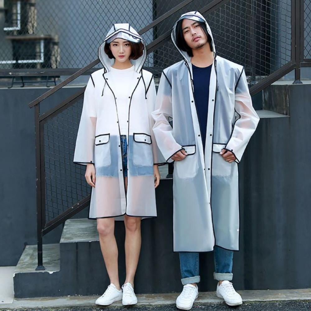 Clear raincoat mens sale