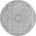 thumbnail image 1 of Ahgly Company Indoor Round Abstract Gray Modern Area Rugs, 8' Round, 1 of 4